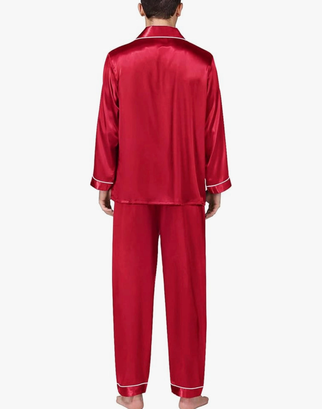 Mens Silk/Satin Pajamas set