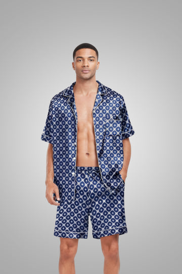 Men's Satin Pajama Set - Sleepwear