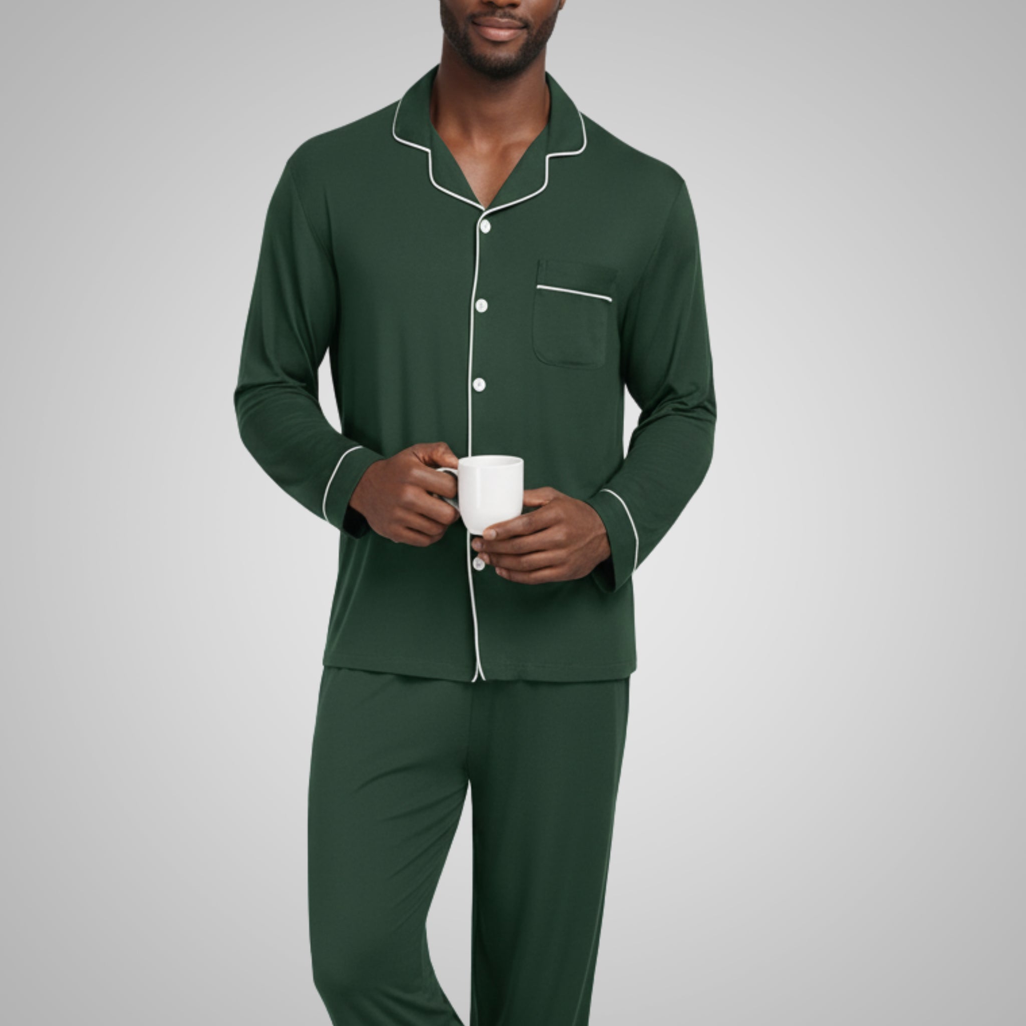 Men's Pajama Set in Evergreen