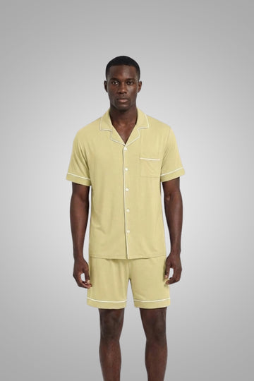Men's Rayon Pajama short set sleepwear.
