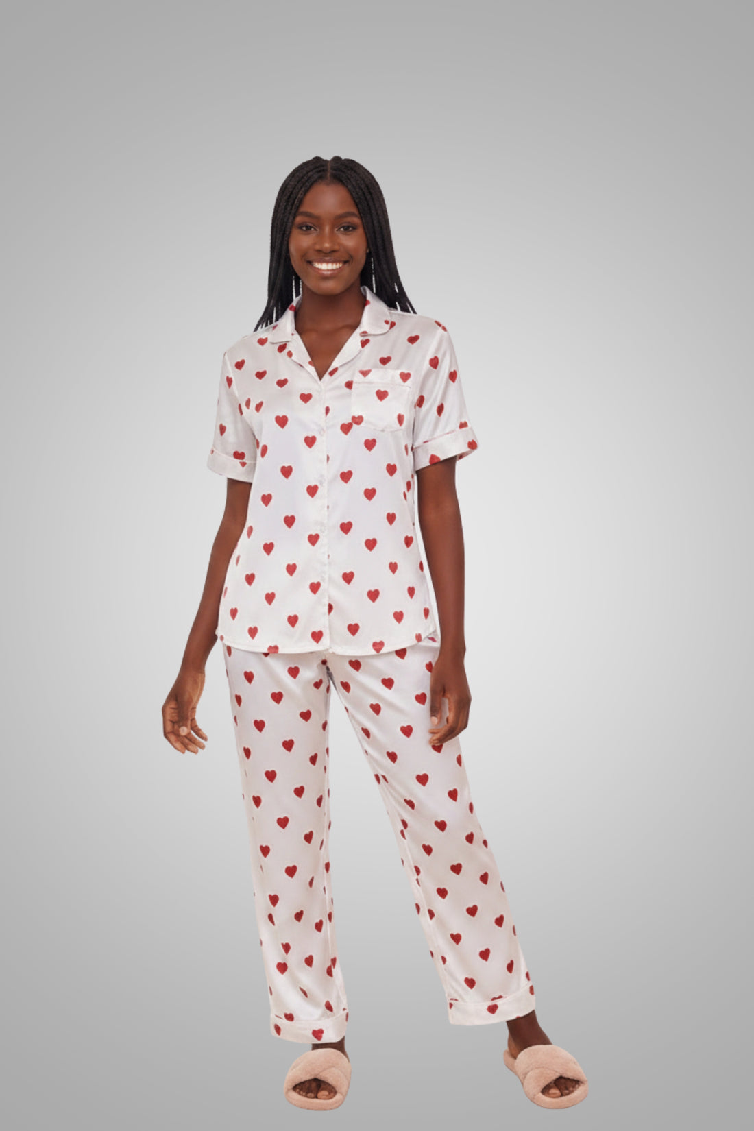 Satin Silk Pajamas Set for Women